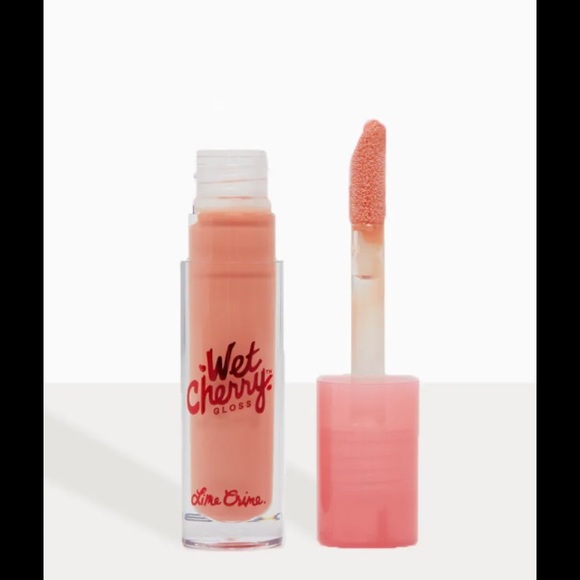 Lime Crime Wet Cherry Lipgloss Unripe Cherry BNIB - Picture 7 of 11
